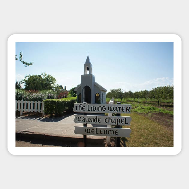 Living Water Wayside Chapel Niagara Sticker by fantastic-designs